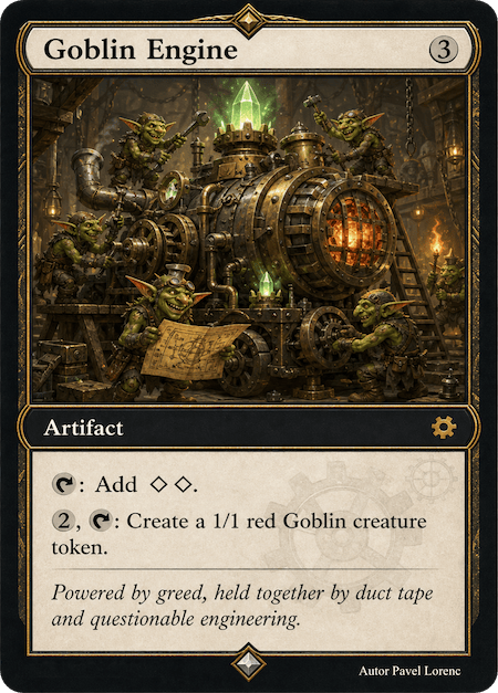 Ukázková karta Goblin Engine
