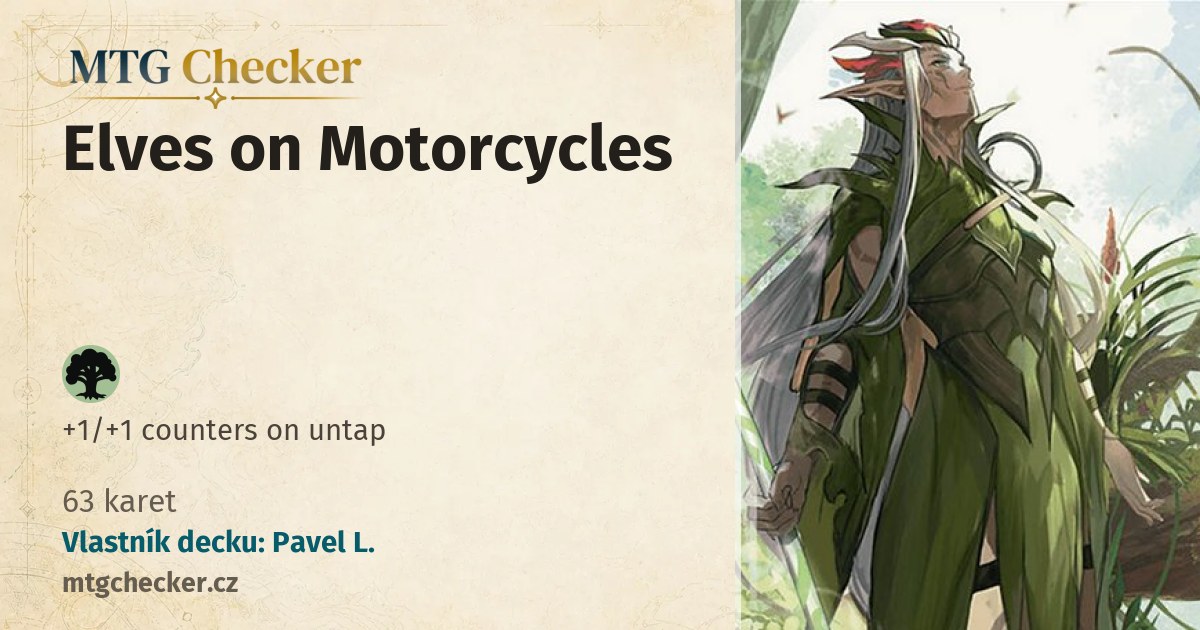 Náhled sdílení Elves on Motorcycles