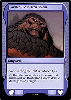 Bosh, Iron Golem Avatar