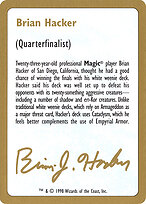 Brian Hacker Bio