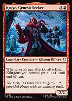 Kruge, Genesis Seeker