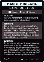 Careful Study (minigame) // Careful Study (cont'd)