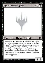 Syr Konrad's Squire