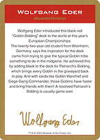 Wolfgang Eder Bio