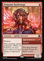 Pompous Battlemage // Improvised Act